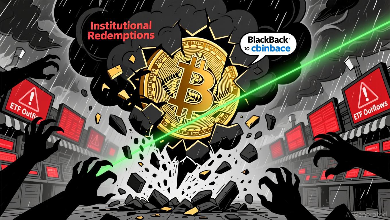 机构资本外逃和加密货币ETF赎回动态：贝莱德的比特币和以太坊转账引发市场压力和系统性资金外流预警